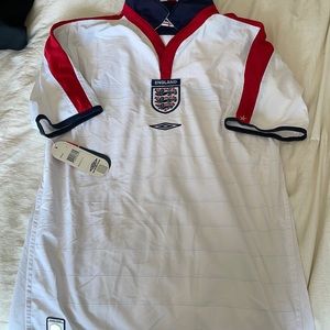 Vintage Umbro England jersey NWT